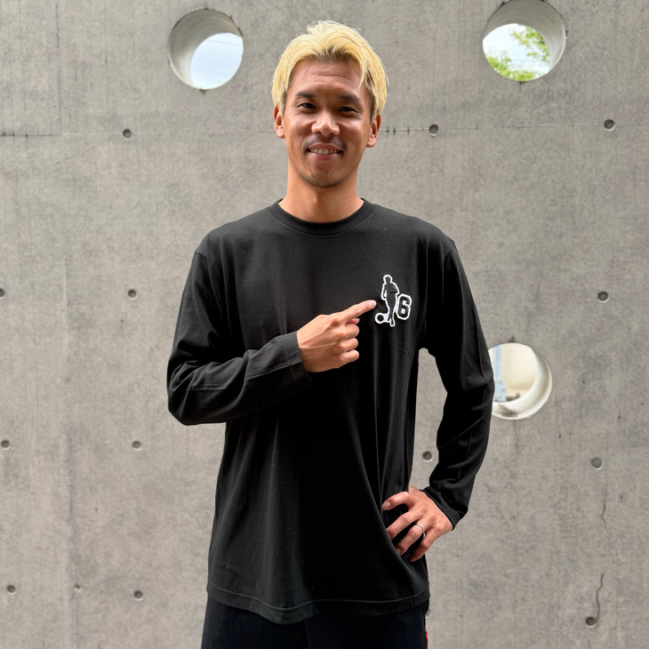 26-27 プレーヤーズ シルエットロングスリーブTシャツ/黒〈11月上旬