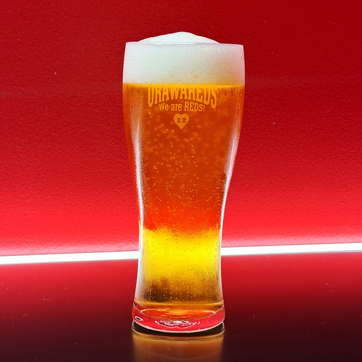 ビアグラス（We are REDS!）/白